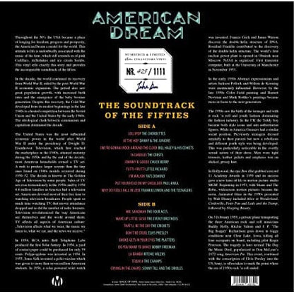 American Dream - The Soundtrack Of The Fifties (Turquoise Edition) - Various Artists [Colour Vinyl]