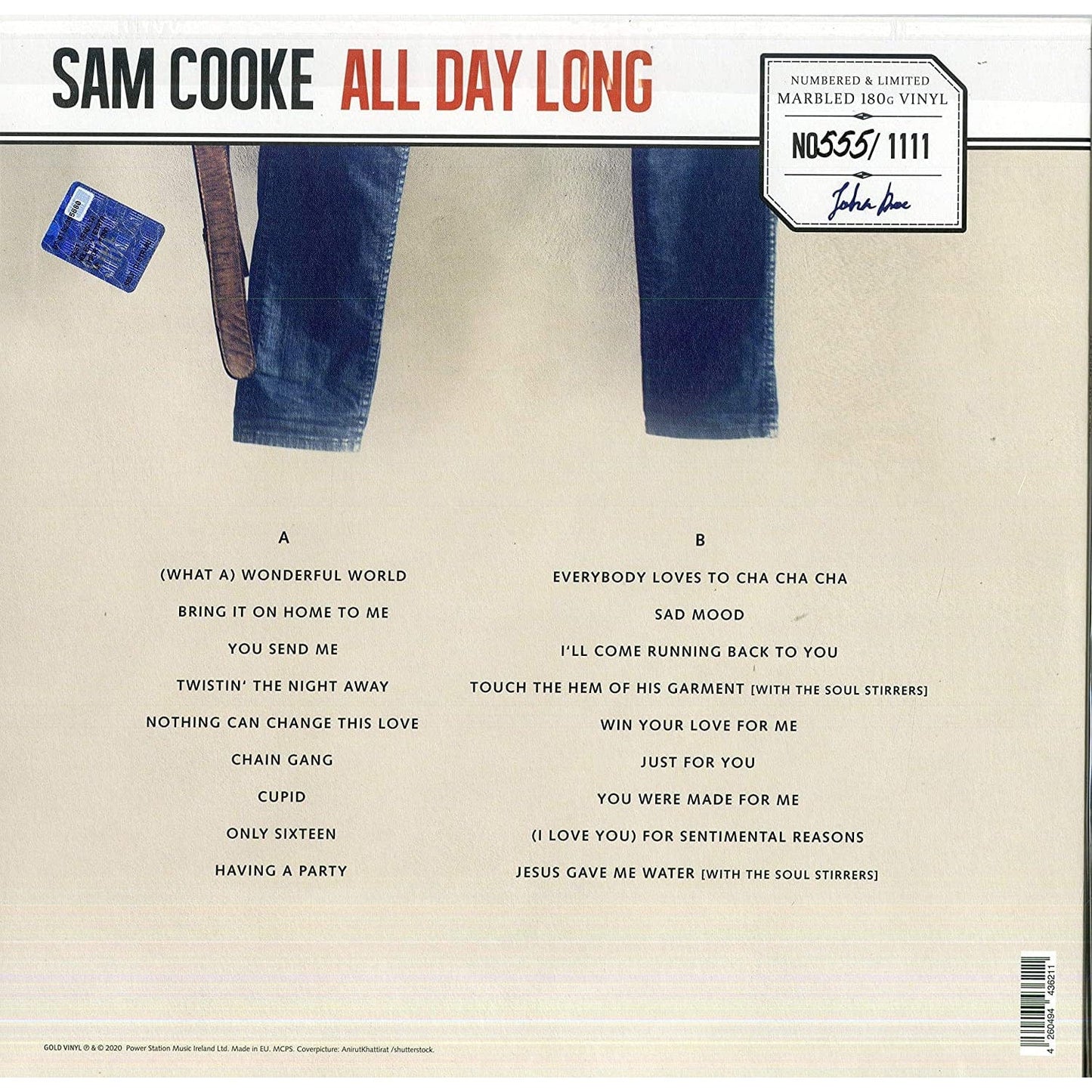 Sam Cooke (Marble Effect Edition) - All Day Long [Colour Vinyl]